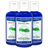 Eco-Dent DailyCare Baking Soda Toothpowder, Mint - Fluoride-Free Toothpaste Powder, SLS-Free Tooth Powder with Baking Soda, Mine