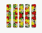 woopme Set of 5 Magnetic Colorful Leaf Bookmark for Book Lovers Readers Students Gift Magnetic Page Clips Folding