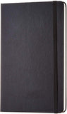Accuprints Black Hard Bound A5 Or 5.8 * 8.3 Inches Notebook Diary With Elastic Lock Pu Leather Pages 200 Personal And Office Use