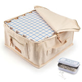 KnitIQ Pack of 9 Blocking Mats for Knitting and Crocheting 14.3x13.6 x7.2 inches 0.75 T Extra Thick Blocking Boards with Ci