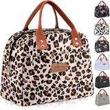 HOMESPON Insulated Lunch Bag for Women Men Adults Lunch Tote with Front Pocket Lunch Box Container Cooler Bag for Work Picnic (L