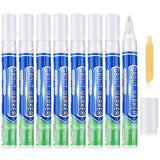 Zonon Grout Wall Pen Tile Paint Markers Grout Repair Sealer Pen for Bathrooms Kitchen Porch Patio Repair Refresh(White,8 Pieces)
