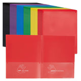 ECR4Kids 2Pocket ParentTeacher Classroom Communication Folder, School Supplies, Assorted, 36Piece