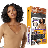 Sensationnel CKCO Kinkyedges Wig-Kinky Body Wave 14 Inch, 1B OFFBLACK