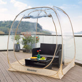 Alvantor Pop Up Bubble Tent - 6 x 6 Instant Igloo Tent - 2-3 Person Screen House for Patios - Large Oversize Weather Proof Pod -