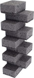 Okleen Black Scrub Sponges. Made in Europe. 9 Pack, 4.3x2.8x1.4 inches. Heavy Duty and Non Scratch Fiber. Kitchen Sponges Pack w