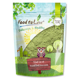 Food to Live Broccoli Powder, 8 Ounces - Nutrient-Rich Green Superfood for Smoothies, Shakes and Cooking, High in Fiber, Vitamin