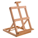 U.S. Art Supply Venice Heavy Duty H-Frame Tabletop Easel - Artist Studio Desktop Drawing Table, Portable Drafting Table, Adjusta