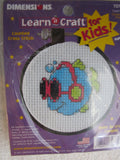 Dimensions LearnACraft Cool Fins Cntd 3x3 XStitch Kit