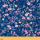 Feelyou Flower Upholstery Fabric for Chairs 1 Yard Floral Fabric by The Yard for Kids Boys Girls Decor Botanical Branches Decora