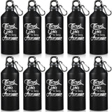 Sieral 10 Pcs Employee Appreciation Gifts Thank You for Being Awesome Water Bottle 20 oz Aluminum Water Bottle Lightweight Sport