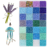 JOJOPLAY 11200pcs Glass Seed Beads for DIY Crafting Bracelet Necklace Embroidery Jewelry Making Supplies (3mm, 400pcs/Color, 28