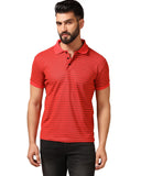Toplot Men'S Regular Fit Half Sleeve Casual Polo T-Shirt (Lining-Polo-5166-Red-Xl),Red,,B0CXTBBDZL