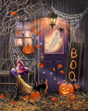 Springbok Boo! 1000 Piece Puzzle for Adults and Families- Spooky Halloween Fun with a Ghost Knocking at The Door