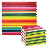 Msyxl 6 Pack Mexican Striped Microfiber Kitchen Dish Cloths Super Soft and Absorbent Fast Drying Nonstick Oil Cleaning Towels