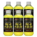 HCPRO PAG 46 UV Dye A/C Compressor Oil - High-Viscosity Leak Detection Lubricant for Auto A/C Systems, Professional-Grade PAG 46