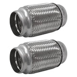 RP Remarkable Power, RK7516-2.5 x 6 Heavy Duty Stainless Steel Exhaust Flex Pipe, 2 Pack