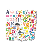 98 Pcs Alphabets Scrapbook Stickers For Journals A4 Size