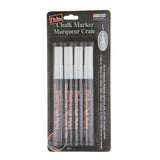 Bistro Chalk Marker Fine Point Set 4/Pkg White