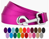 Country Brook Petz 1 Wide Heavy-Duty Nylon Leash for Dogs - Traditional Style Durable Leash with Easy-to-Use Snap - Made in The