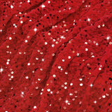 Red Sequin Fabric 5 Yards Stretch Christmas Sequin Velvet Fabric by The Yard Glitter Upholstery Fabric Sparkling Material for Se