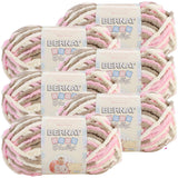 Bernat Baby Blanket Yarn6/PkLittle, 6/Pk, Little Petunias 6 Pack