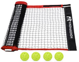 Pickle Ball Replacement Net 22ft x 3ft for Indoor and Outdoor Fits for Most Free-Standing Pickle Ball Frame Come with 4 Outdoor