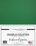 Cardstock Warehouse Colorplan Lockwood Green 8.5 x 11 100 Lb. / 270 Gsm Matte Premium Cardstock Paper 25 Sheets