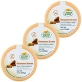 Citrus Magic Solid Air Fresheners, Cinnamon Broom, 8 Ounce, Pack of 3