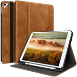 H HOLIMET Case for iPad 9th/8th/7th Generation 2021/2020/2019 10.2 Inch with Pencil Holder Soft TPU Back Smart Cover Auto Wake/S