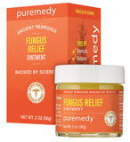 Puremedy Fungus Relief Ointment with Tea Tree Oil - All Natural Salve for Nail Fungus, Athlete's Foot, Ringworm & Skin Irritatio