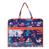 Echo Boomers Multipurpose A3 Drawing Bag | Stationery Organizer & Document File Bag with Multiple Compartments (Navy)