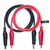 Crocodile Clips Electrical Insulated Wire Multimeter Test Leads Set Alligator Clip Clamps Double Ended Voltage Tester Cable (0.5