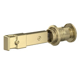 National Hardware N700-152 Barn Door Lock, 5 x 1-1/4 x 3/4, Brushed Gold