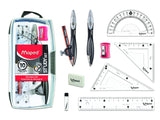 Maped Study Geometry 10 Piece Set - Advanced Student Kit - Precision Tools - Durable & Ergonomic Design - Enhances Creativity -