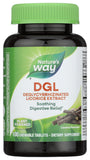 Natures Way Natures Way Dgl 3:1 (deglycyrrhizinated Licorice) Digestive Relief, Original, 100 Chewables, Licorice Flavored, 10