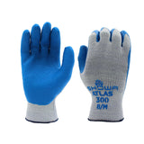 Atlas 300M Atlas Fit 300 Work Gloves, Medium, White/Blue