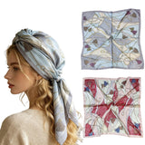 Srkspyfd Bandanas For Women Stylish Scarf Set, 2Pcs Head And Neck Scarves For Daily Wear And Travel Accessories, Hair Scarves Wi