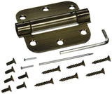 Deltana DSH35R55 Single Action Steel 3 1/2-Inch x 3 1/2-Inch x 5/8-Inch Spring Hinge