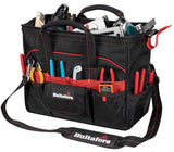 Hultafors Work Gear HT5543 Tradesmans Tool Bag, 33 Pockets, Heavy Duty Ballistic Polyester Tool Carrier, Adjustable SlipResist