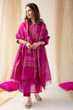 Anni Designer Women'S Rayon Blend Straight Printed Kurta With Pant & Dupatta (Mangai Pink-Vks01_S_Pink_Small),Pink,S,,,