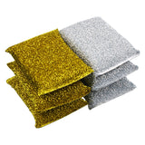 esahpss 6 Pcs Dish Sponge,Pot Scrubbers for Kitchen Non Scratch,2 Colors 4.92In3.14In Cleaner Sponges,MultiSurface NonMetal