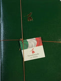 Bieffe Handmade Italy 3 Stationary Journal Note Book Drawing Writing Diary Lined (Deep Green)