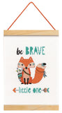 Dimensions Counted CrossStitch Kit, Be Brave Little One, 14 Count White Aida, 8L x 11.5H