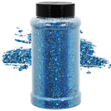 TORC 1 Pound Teal Blue Holographic Glitter 16 oz Mix Chunky Glitter Bulk for Resin Craft Cosmetic Art Festival Decoration