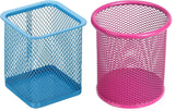 MeeTo Stylish Metal Wire Mesh Pen Holder for Home, Office Desk Decor, Versatile Pen Stand, Pencil Organizer, and Stationery Stor