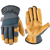 Wells Lamont Men's Winter Gloves, ComfortHyde Insulated Leather Hybrid, Warm Thinsulate, Medium (3246M)