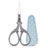 Hisuper Sewing Embroidery Scissors Mini 3.6 inch Craft Scissors Shears for Crafting Fabric Scissor for Art Work Threading Needle