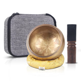 Kmise Tibetan Singing Bowls Set- Handmade in Nepal Meditation Sound Bowls for Yoga, Meditation, Mindfulness, Healing and Chakra