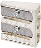 General Pencil Double Hole Sharpener, Silver (GPS2010BP)